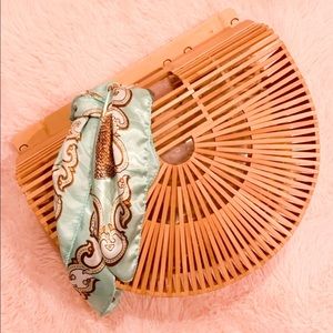 Large Bamboo Handbag Purse